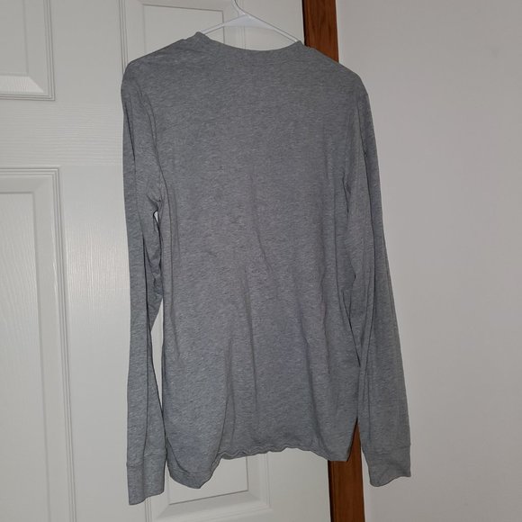 NIKE SPORTSWEAR MEN'S LONG-SLEEVE T-SHIRT GREY - Picture 2 of 9